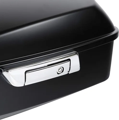 Vista 4 de XFMT Maletero de Motocicleta 34,8 cm de Negro Mate para Harley Touring Road King Street Glide Road Glide Electra Glide Ultra Classic '14-Posterior