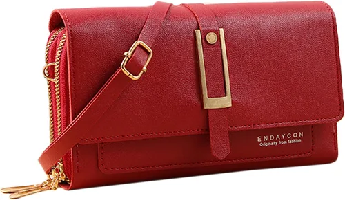 Vista 7 de PORT&LOTUS Bolso bandolera para mujer de piel sintética