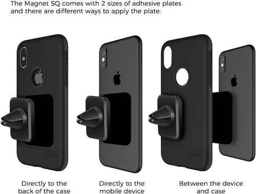 Vista 4 de Prodigee Soporte magnético universal para teléfono, soporte magnético para iPhone X / 8 8 Plus / 7 7s Plus/ 6 6s Plus/ 5 5s SE/Galaxy S7 S6 S8/Note 8