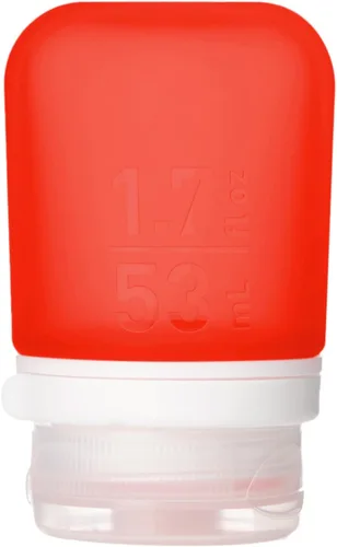 Vista 11 de Humangear GoToob, pequeño padre, Agua (Aqua)), HG3161 Refillable & Leak-Proof Silicone Travel Size Bottles with Locking Cap for Toiletries
