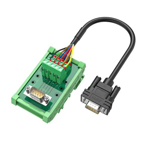 Vista 3 de Paquete de 4 conectores DB9 a extremo de cable desnudo D-SUB de 9 pines RS232 Serial Cable de extensión doble blindado, hembra a cables de 9