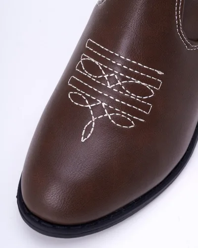 Vista 4 de bebe Botas vaqueras para niñas Botas vaqueras clásicas del oeste (niñoniña)