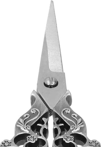 Vista 2 de DIY Sewing Scissors Embroidery Vintage Classical Needle Art Work Craft CollectionBronze (Silver)