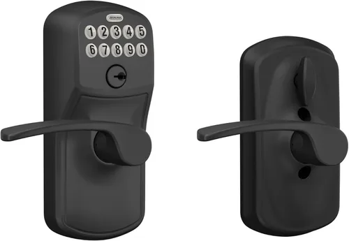 Vista 9 de SCHLAGE FE595VCAM716ACC FE595VCAM/ACC 716 cerradura de teclado para puerta, con manija Accent, flexible, bronce envejecido