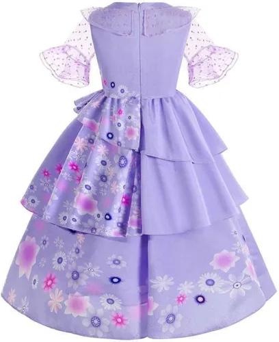 Vista 2 de Mayerilby Isabella Encanto - Vestido para niñas y niños pequeños, disfraz de cosplay