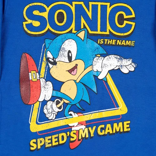Vista 4 de SEGA Sonic the Hedgehog Tails Knuckles - Sudadera con capucha para niños pequeños y grandes