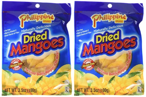 Vista 3 de Philippine Brand Mangos secos, 3.53oz (paquete de 2)