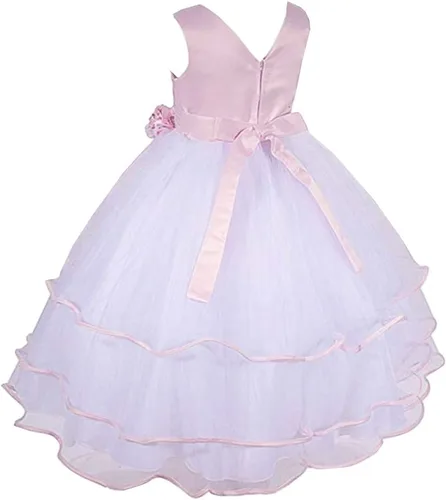 Vista 3 de AMJ vestidos Inc Big Comunión de las niñas Flower Girl Pageant Vestido