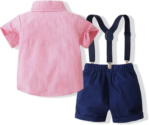 Vista 2 de YUN HAO Conjunto de ropa de 3 piezas para bebés y niños pequeños