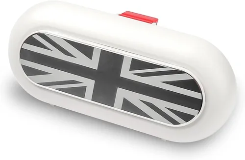 Vista 7 de Para Mini Cooper Universal Multifunción Car Interior Sun Visor Gafas Caso Almacenamiento Bill Clip Eyewear Hard Shell Box Holder Organizador