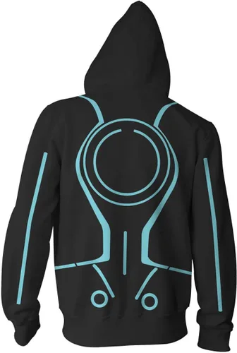 Vista 2 de Xinxin Cos Superhero Anime 3D Cosplay Cardigan Sudadera con capucha Unisex Adulto