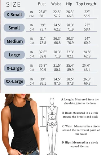 Vista 5 de Samefar Camiseta sin mangas de punto delgado para mujer, con espalda cruzada, casual, básica, acanalada