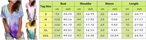 Vista 3 de Woman Long Sleeved Shirts Women Suitable Printing Shirts Lace V Neck Short Sleeve Tee Tops Tunic Blouse Women
