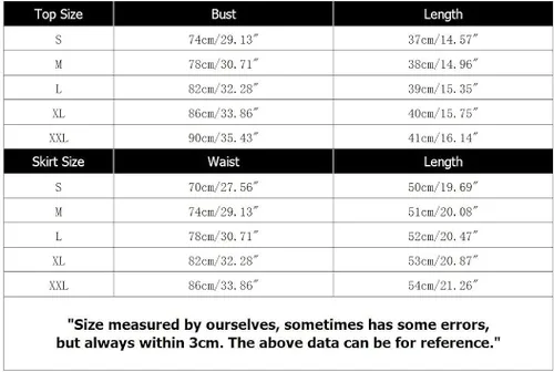 Vista 7 de SFBBCLOZ 2 Piece School Girl Outfit Costume For Women Rave Outfit One-Shoulder Vest Top Plaid Skirts For Women