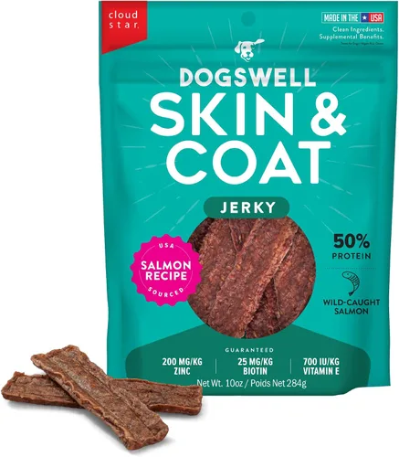 Vista 11 de Dogswell Skin & Coat - Golosinas para perros, cordero, bolsa de 10 onzas