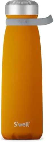 Vista 6 de S'well Viajero de acero inoxidable con asa, 40 onzas, Angel Food, recipientes aislados al vacío de triple capa que mantienen las bebidas frías