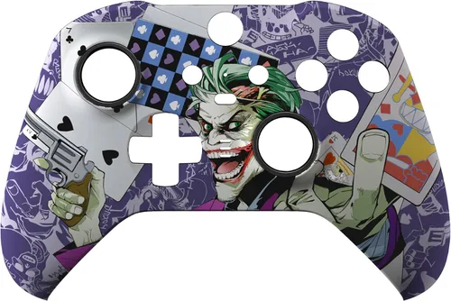 Vista 3 de eXtremeRate Clown Cards - Cubierta de placa frontal de repuesto para Xbox One Elite Controller Series 2 (modelo 1797), carcasa frontal suave al