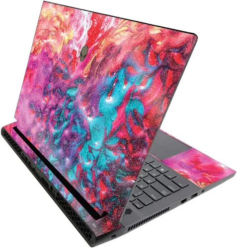 Vista 205 de MightySkins - Skin brillante con purpurina para Alienware M17 R3 (2020) y M17 R4 (2021) - Diversión de los años 90 Acabado duradero con purpurina