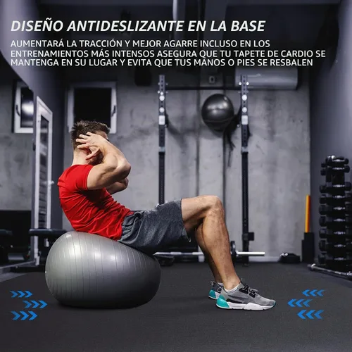 Vista 6 de MRO Extra Large Exercise Mat 8'x4.5'/7'x4.5'/6'x4.5'(7mm)