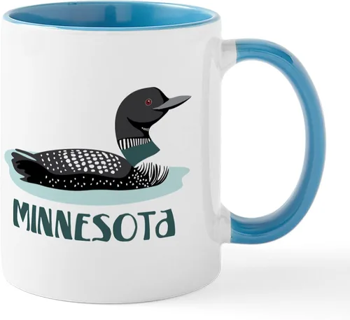 Vista 10 de CafePress Loves Me In Minnesota Taza de café de cerámica de 11 oz (11.0 fl oz)