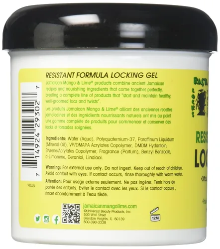 Vista 2 de Gel para el cabello con bloqueo de fórmula resistente al mango y a la lima, 16 onzas