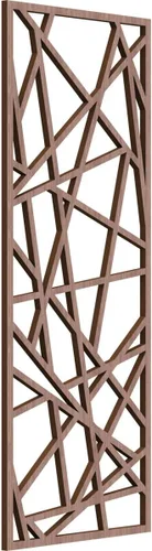 Vista 76 de Conway Paneles de pared decorativos de madera con calado, 9 3/8 pulgadas de ancho x 24 3/8 pulgadas de alto x 1/4 de alto, aliso
