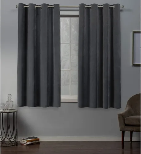 Vista 11 de Cortinas exclusivas para el hogar, de terciopelo, pesadas, para ventanas, paneles pares