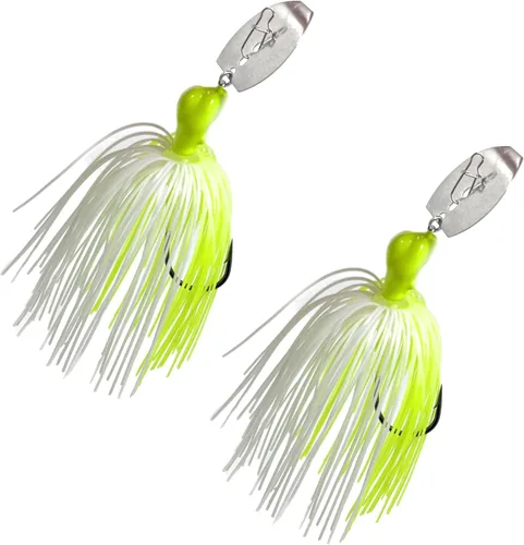 Vista 12 de Reaction Tackle Cabezales de plantilla de hoja rompedora de tungsteno para pesca, paquete de 2 plantillas de pesca para lubinas grandes y pequeñas