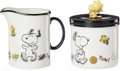 Vista 22 de Lenox 897573 Chef Snoopy - Juego de postre (12 piezas)