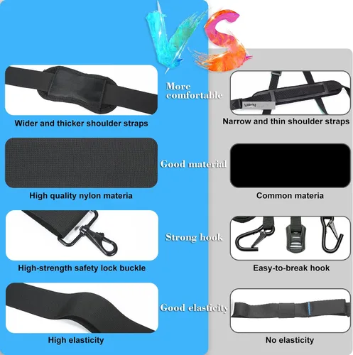 Vista 4 de Paddle Board Carry Strap, SUP Kayak Shoulder Straps Paddle Board Accessories for Women and Men