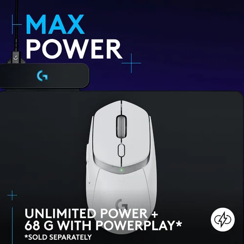 Vista 7 de Logitech G 309 Lightspeed - Mouse inalámbrico para juegos, ligero, interruptores LIGHTFORCE, sensor Hero 25K, batería de más de 300 horas, 6 botones