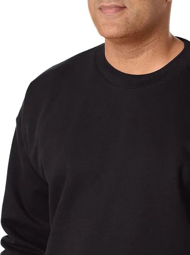 Vista 3 de Hanes Sudadera para hombre, sudadera de forro polar pesado, suéter de cuello redondo para hombre
