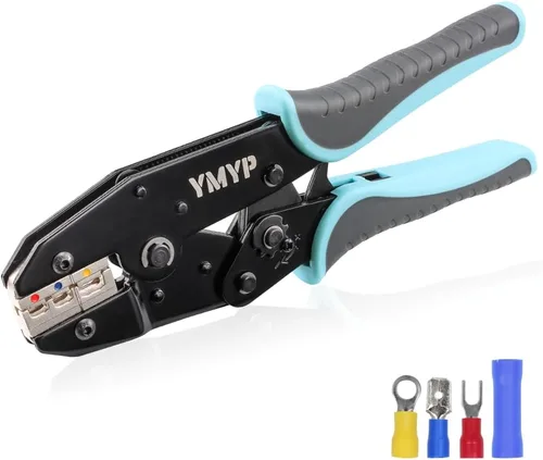 Vista 12 de Deutsch - Engarzadora de barril cerrado tamaño 12,4 vías sangría, 8 tipos de impresión para contactos sólidos Deutsch DTP calibre 14-12 AWG (YEJ-12X)