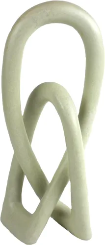 Vista 4 de Global Crafts - Nudo natural para amantes de la esteatita - Decoración abstracta de escultura de amor de 8 pulgadas