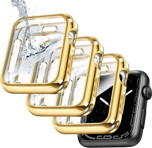 Vista 29 de top4cus - Funda ecológica protectora, de TPU suave y flexible, compatible con iWatch Series 5, Series 4, Series 3, Series 2 y Series 1 Negro