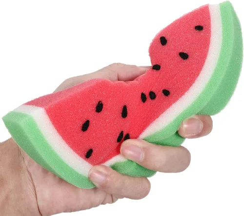 Vista 8 de 4 unids preciosas esponjas de baño en forma de fruta depuradores herramientas de baño para accesorios de ducha de baño