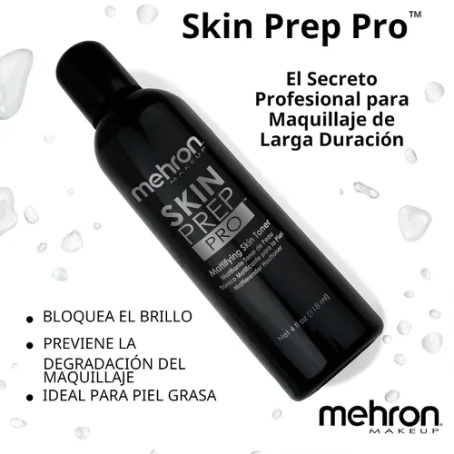 Vista 3 de Tónico Skin Prep Pro de la marca Mehron Makeup