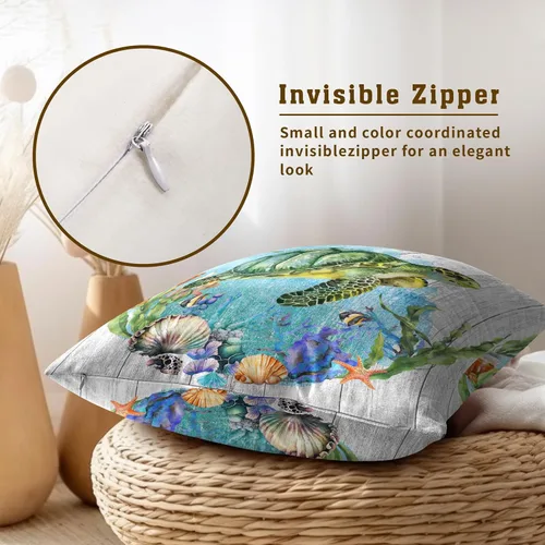 Vista 107 de Giwawa Juego de 2 fundas de almohada decorativas con diseño floral de girasol de 16 x 16 pulgadas, fundas de cojín decorativas para el hogar, sofá