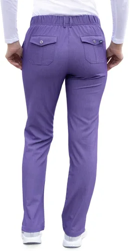 Vista 2 de Adar Pro Scrubs para mujer, pantalones de yoga ajustados para piernas