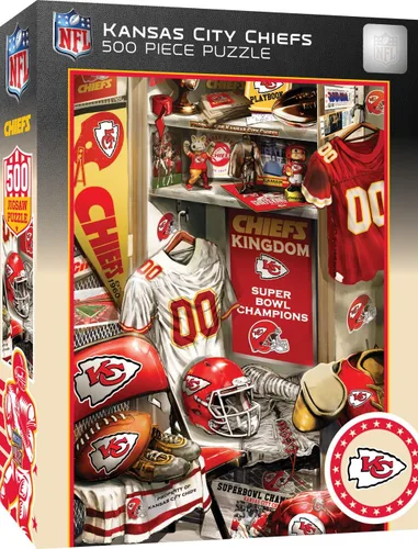 Vista 21 de MasterPieces Rompecabezas de 500 piezas para adultos para el Día del Juego, NFL San Francisco 49ers Locker Room, 15 x 21 pulgadas