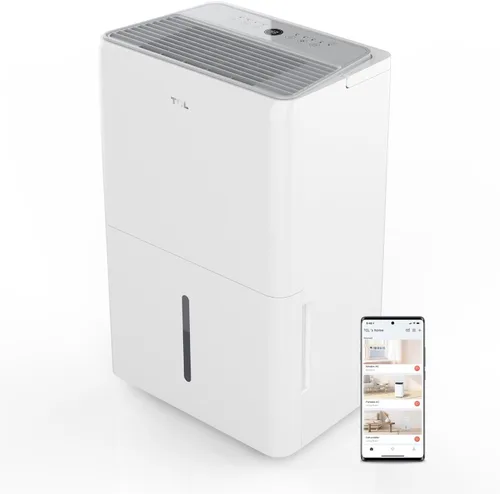 Vista 12 de TCL Deshumidificador inteligente de 4,500 pies cuadrados, Energy Star más eficiente 2024, 50 pintas por día, ideal para sótanos, habitaciones