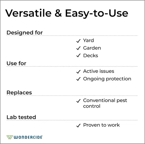 Vista 6 de Wondercide - EcoTreat - Spray para control de plagas para exteriores listo para usar con aceites esenciales naturales - repelente de mosquitos