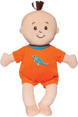 Vista 7 de Manhattan Toy Wee Baby Stella Tiny Dino - Juego de muñecas suaves de 12 pulgadas