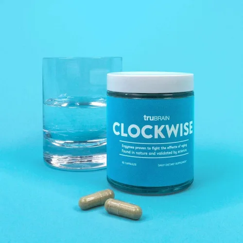 Vista 8 de TruBrain En el sentido de las agujas del reloj Nicotinamida NAD Booster Aumenta la energía y promueve el antienvejecimiento Inmunidad celular