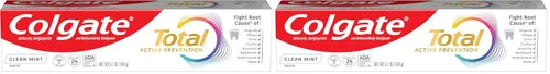Vista 3 de Colgate Total Clean Pasta de dientes de menta 0.88 onzas (paquete de 4)