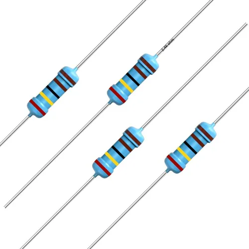 Vista 50 de California JOS - 100 resistencias de 0.24 ohm 1/2 W (0.5 vatios) ±1% tolerancia de película metálica, resistencia fija múltiple de valores