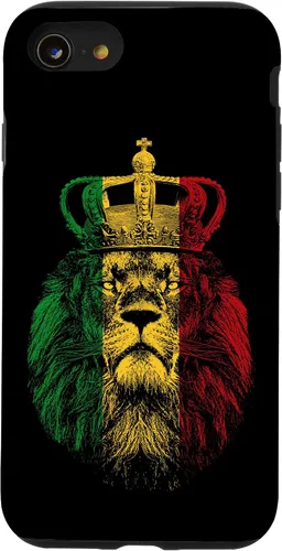 Vista 18 de Rasta Lion of Judah Rastafarian Reggae Ethiopian Lion Gift Case for iPhone 17
