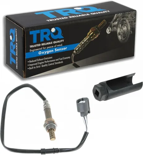Vista 159 de TRQ Sensor de Oxígeno O2 de 4 Hilos de Banda Estrecha Compatible con VW Atlas 2.0L 2018-21, VW GTI 2.0L 2016-18, Audi A3 Quattro 2.0L 2015-18, VW