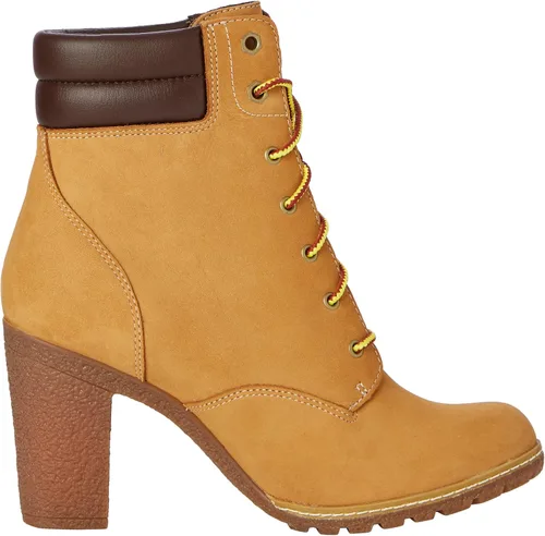 Vista 6 de Timberland Botas de tobillo con cordones para mujer, Trigo gamuzado, 6