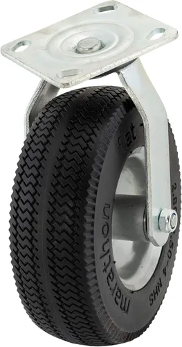 Vista 2 de Marathon Rueda giratoria de 8" con neumático plano libre